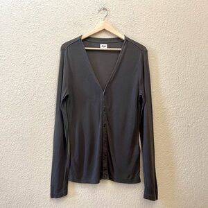 Acne Studios Cardigan Sweater Frank Button Long Sleeve Casual Preppy Green M